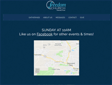 Tablet Screenshot of freedomchurchag.org